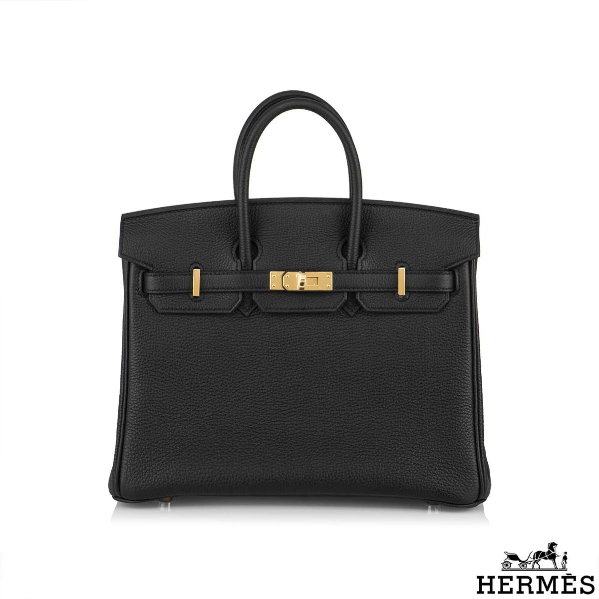 Hermés Black Togo Birkin 25cm GHW Hermés Black Togo Birkin 25cm GHW